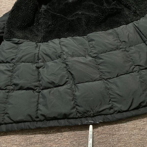 Aritzia TNA The Summit Parka Women's Small Black Winter Coat Hooded 700+ Fill - Picture 6 of 12
